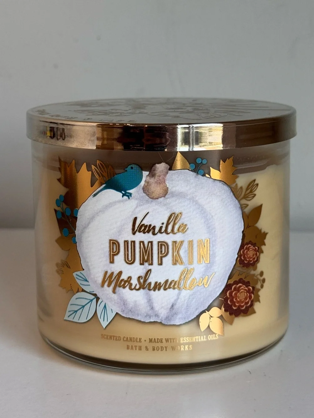 VANILLA PUMPKIN MARSHMALLOW 3-WICK CANDLE by Bath & Body Works